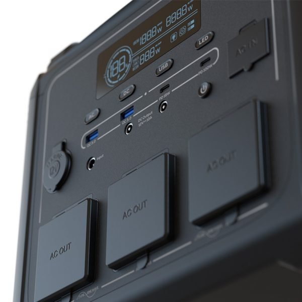 FPP-T1200 – Generador Eléctrico de 1200W con Batería LMFP - Imagen 2