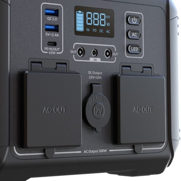 FPP-T300 Generador eléctrico de baterías LMFP de 300W - Imagen 2